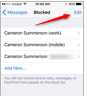 How to block text messages on iPhone