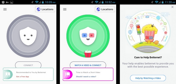free vpn for iphone - BetterNet free vpn for iphone - BetterNet
