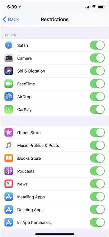 How to block apps on iPad