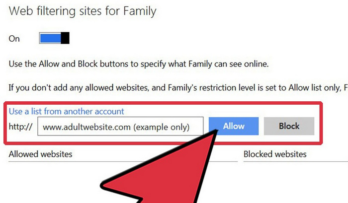 Internet computer filtering