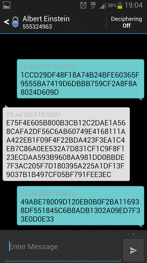 Encrypted SMS