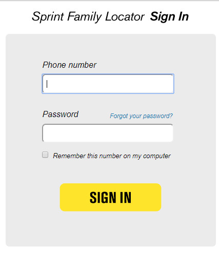 lost sprint phone locator