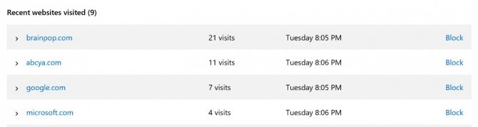 Windows 10 parental controls
