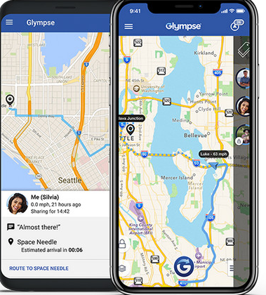 kids tracking apps devices - Glympse