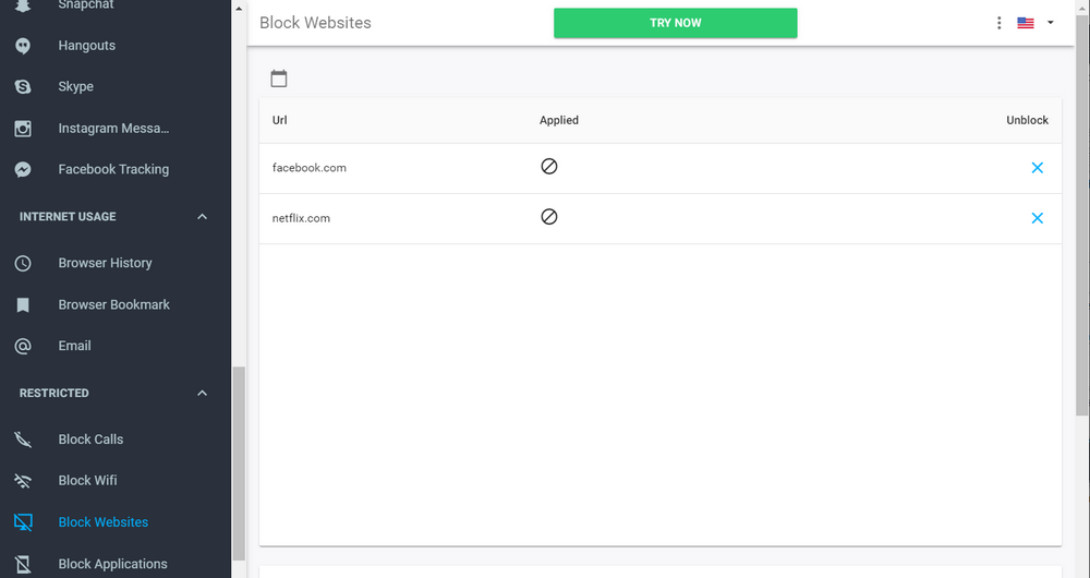 Filtering web content
